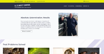 DJ's Insect Control website
