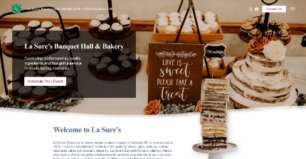 La Sure's Bakery website
