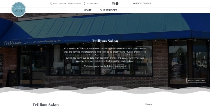 Trillium Salon website